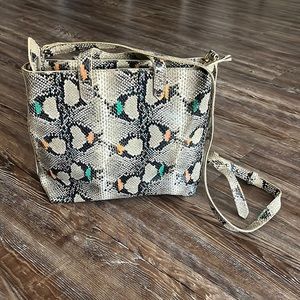 Madewell Snake Transport tote bag